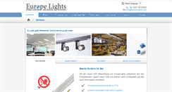 Desktop Screenshot of europe-lights.com